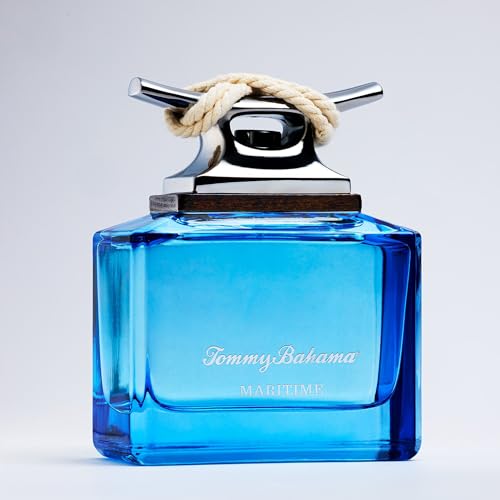 Tommy Bahama Maritime Eau de Cologne for Men 2.5 Fl Oz - Fresh & Warm Scent with Bergamot Jasmine Sandalwood