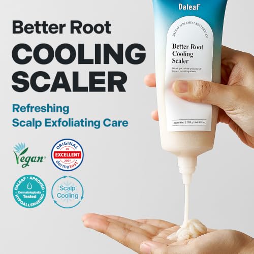 Korean Scalp Scrub with Sea Salt and Mint - Deep Exfoliating Hair & Scalp Treatment
