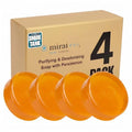 Mirai Persimmon & Green Tea Extract Odor Eliminator Soap 4 Pack for Aging Body Odor