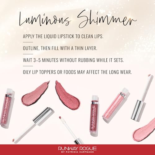 Runway Rogue Try Me x 3 Mini Long Wear Limited Edition Liquid Lipstick Set, Melrose Trio (¡®Boss Babe¡¯, ¡®Call Back¡¯, ¡®Trophy Wife¡¯)