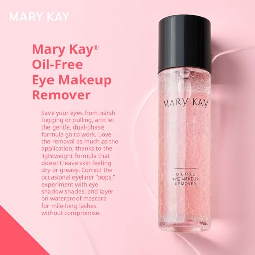 Mary Kay Oil-Free Eye Makeup Remover - 3.75 Fl Oz Gentle Dual-Phase Formula