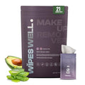 Makeup Remover Wipes - with Aloe & Avocado Oil - Make up Remover for Face, Eyes, Lips - Face Travel Essentials - Pouch of 21ct Makeup Wipes - Fragrance-Free, Individually Wrapped, Travel size
