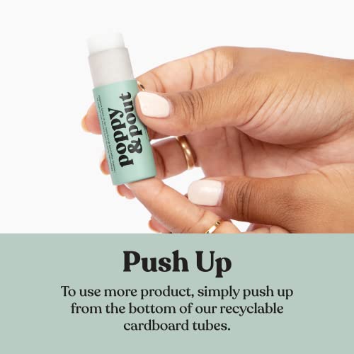 Poppy & Pout Jumbo Lip Balm Gift Set 10 Flavors, All Natural & Hydrating