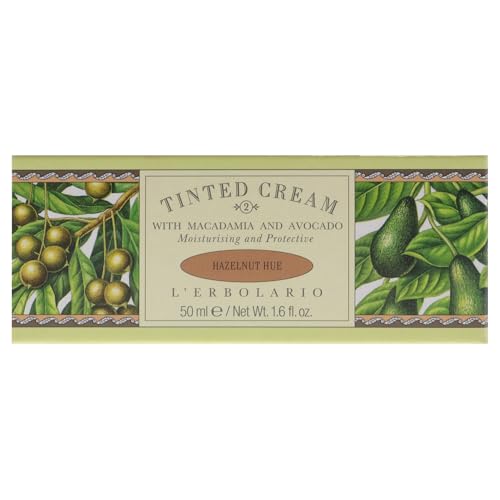 L'Erbolario Tinted Face Cream Hazelnut Shade 1.6 oz Natural Cover Hydrating Makeup