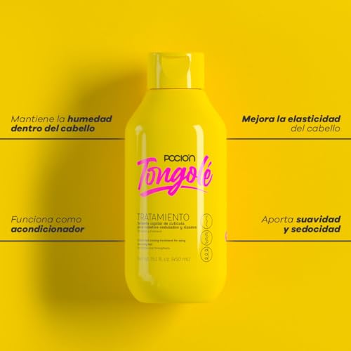 La Pocion Tongolé Curly Hair Care Kit - Hydrating Shampoo, Conditioner, Hair Mask & Leave-In