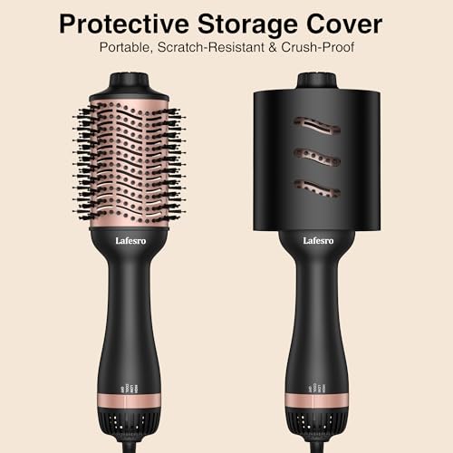 Lafesro 60mm Hot Air Brush for Salon-Style Blowouts, Frizz Control & Root Lift