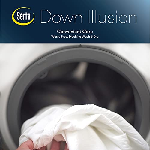 All-Season Down Alternative Comforter Full/Queen - Serta Down Illusion
