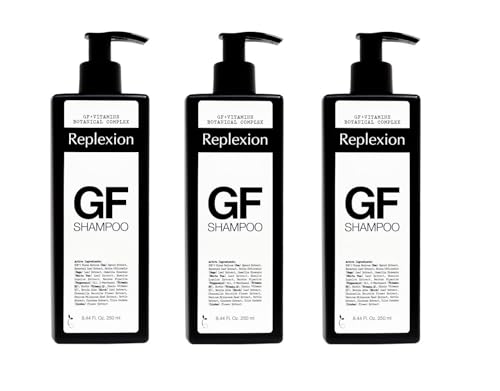 Replexion Hair Growth Shampoo 3x250ml - Revitalizes Scalp & Strengthens Roots