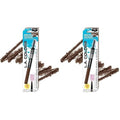 L.A. COLORS Browie Wowie Brow Pencil, Dark - Carded CBBP771 (Pack of 2)