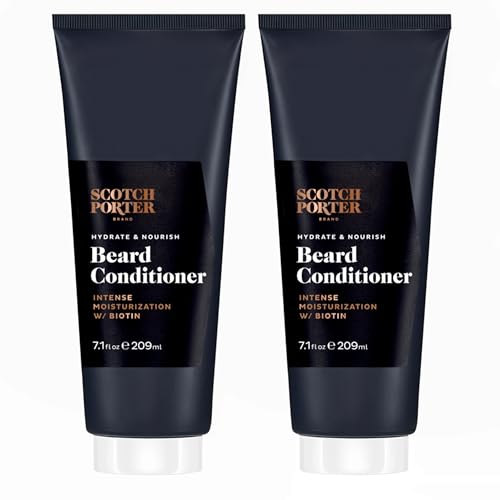 Beard Conditioner - Biotin & Shea Butter, 7.1oz, 2-Pack - Hydrate & Nourish