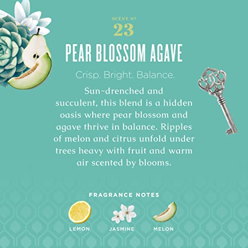 Liquid Hand Soap with Aloe Vera & Olive Oil - Pear Blossom Agave, 10.8 oz, 2 Pack