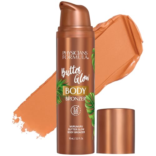 Physicians Formula Butter Glow Body Bronzer Light/Medium Waterproof Transfer-Proof Sunless Tan