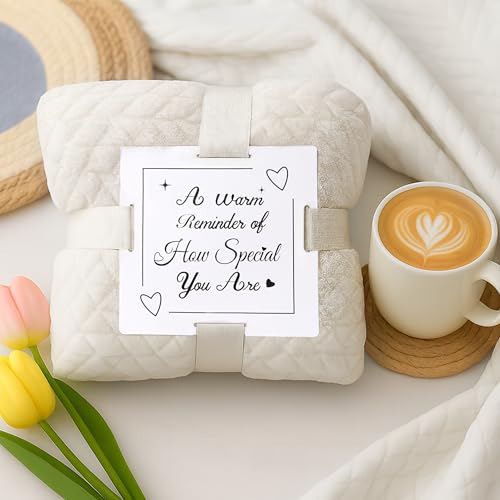 Birthday Gifts for Women Self Care Get Well Soon Gifts, Vanilla Coconut Relaxing Spa Basket Care Package, Unique Gifts for Mom, Sister, Wife, Girlfriend, Grandma