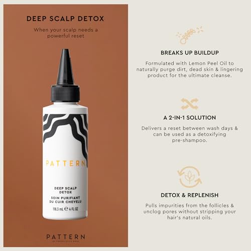 PATTERN Deep Scalp Detox Serum - 2-in-1 Cleansing & Refreshing Hair Treatment, 4 fl oz