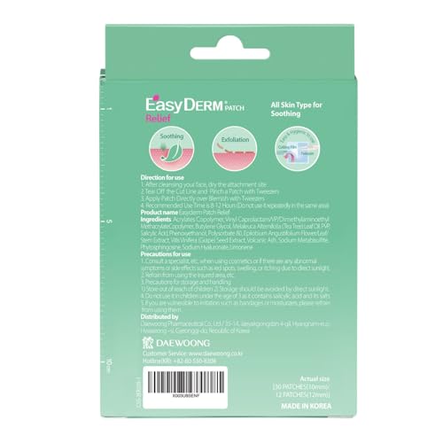 Relief Tea Tree Acne Patches - 42 Count Pack of 2, Ultra-Slim Waterproof Cover