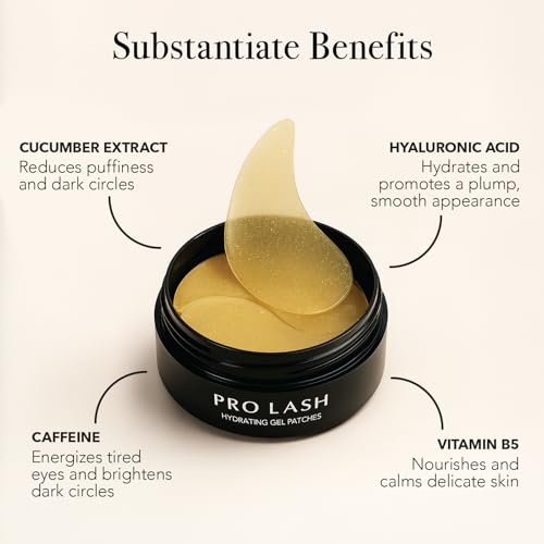 Hydrating Under Eye Patches with Hyaluronic Acid and Cucumber Extract – 16 Pairs