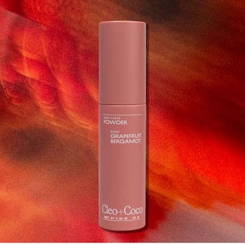 Cleo+Coco 88oz Natural Dry Shampoo & Body Deodorant Powder Pack of 2 - Grapefruit Bergamot