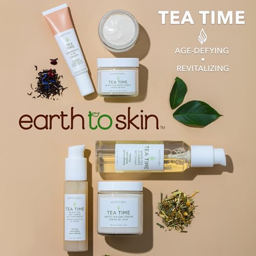 Earth To Skin Black Tea Night Cream with Edelweiss Extract - 2 fl oz