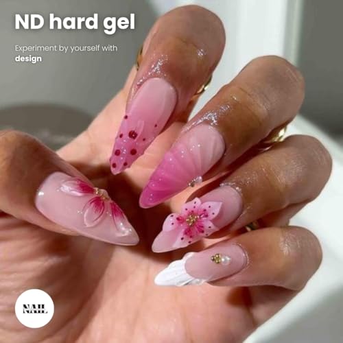 ohora Semi Cured Gel Nail Set of 2 (N Juliet & N Ash Pink) - Professional Salon-Quality Nail Care