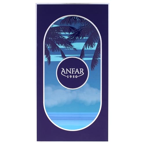 Anfar Dubai Summer Eau de Parfum Spray for Men - Long Lasting Oriental Vanilla Fragrance