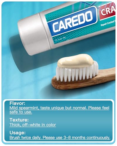 Healing Teeth Crack Toothpaste - Repair & Remineralize Enamel, 3.52oz Pack of 1 - Cracked Teeth Care