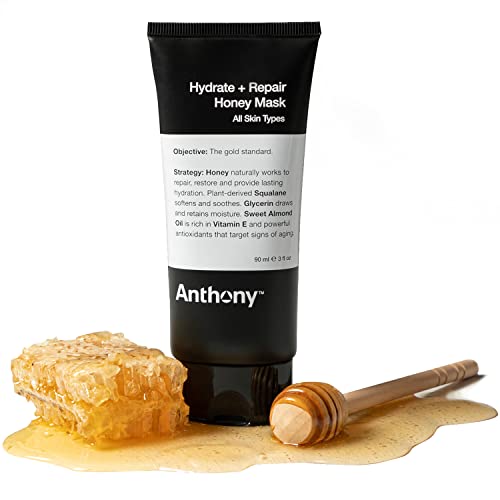 Anthony Hydrate & Repair Honey Face Mask - Moisturizing Skin Treatment, 3 oz