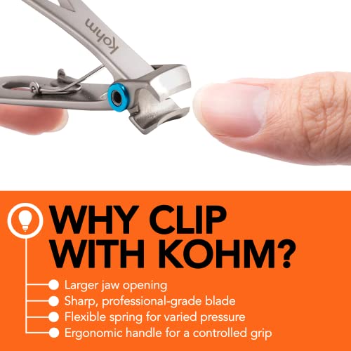 Heavy Duty Nail Clippers Set for Thick and Ingrown Toenails - Professional Pedicure Tools