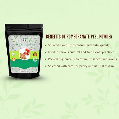 Pomegranate Peel Powder 200 Gm | Antioxidant for Skin | Promotes Youthful Skin | Natural Punica Granatum | Gluten Free & Non GMO | Skin Care