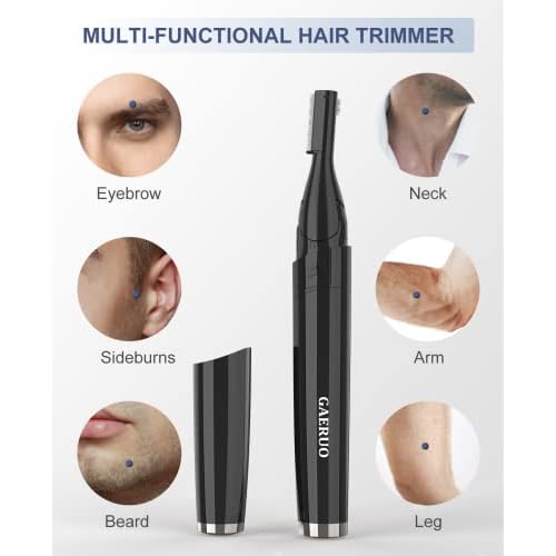 Electric Eyebrow Trimmer, Painless Portable Eyebrow Shaper Trimmer Kit for Women Men, Eyebrow Hair Trimmer with Battery for Face Lips Armpit Leg Body