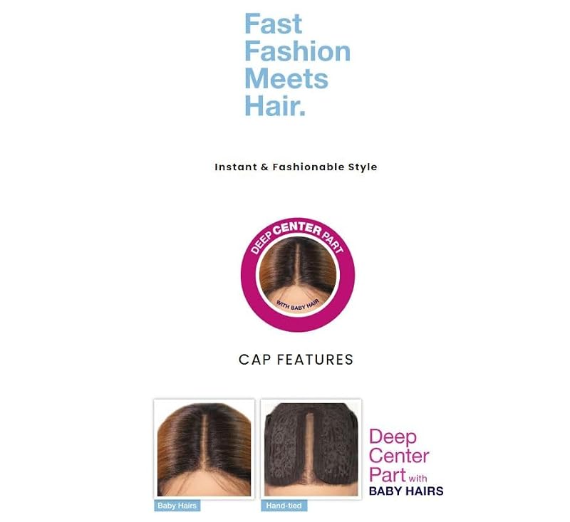 Sensationnel Dashly Lace Front Wig Unit 10 1B Offblack - Hand Tied HD Transparent Lace