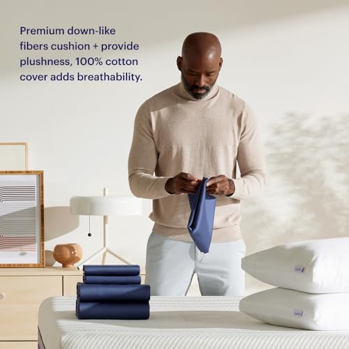 Purple Cloud Pillow - Standard Size Plush Down-Alternative Neck Pillow (Pack of 1)