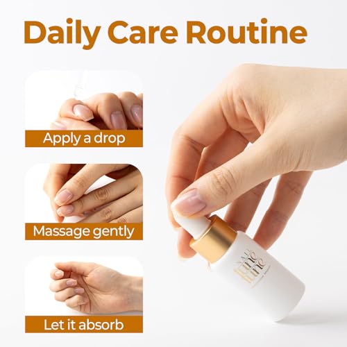 Hydrating Fermented Nail Ampoule with Dropper - 15ml, Dry Cuticle & Nail Care