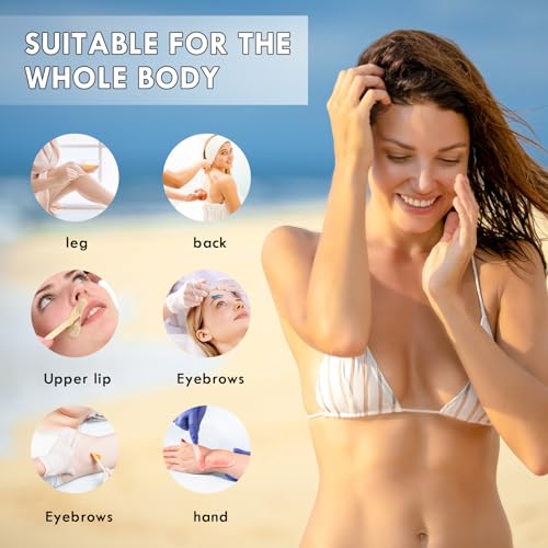Wax Warmer with Adjustable Temperature - Hair Removal Heating Device - Black Single Pot