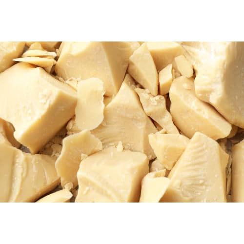 Plant Guru Raw Cocoa Butter 16 oz. / 1 lb. 100% Pure Unrefined FOOD GRADE Arriba Nacional Cacao Bean, Bulk Rich Chocolate Aroma For Lip Balms, Stretch Marks, DIY Base For Body Butters & Soap Making