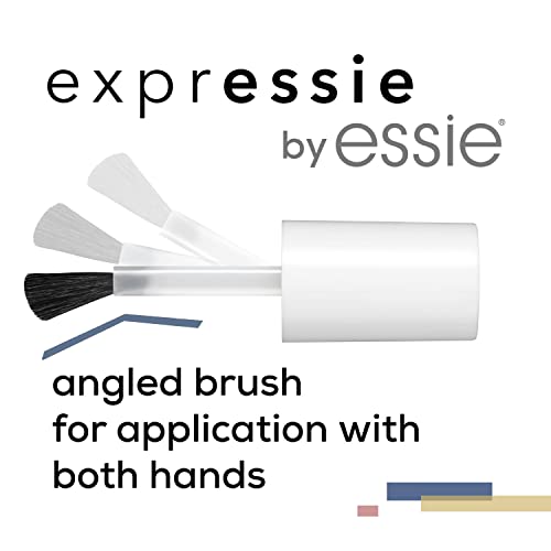 essie Expressie FX Filter Quick-Dry Vegan Nail Polish, Chrome Top Coat, Oil Slick, 0.33 fl oz
