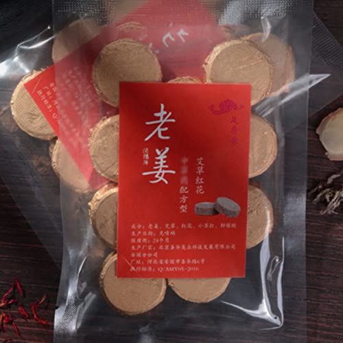Ginger Foot Soak Effervescent Tablets 20Pcs Herbal Foot Bath Soak for Care Relieve Fatigue Improve Sleep Circulation