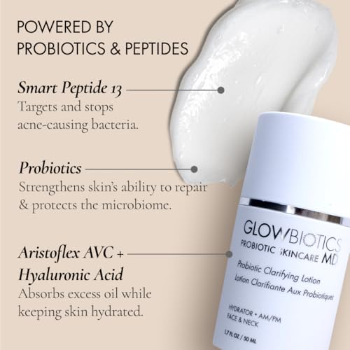 Probiotic Skin Clarifying Oil-Free Moisturizer for Redness & Acne, 1.7 Fl Oz