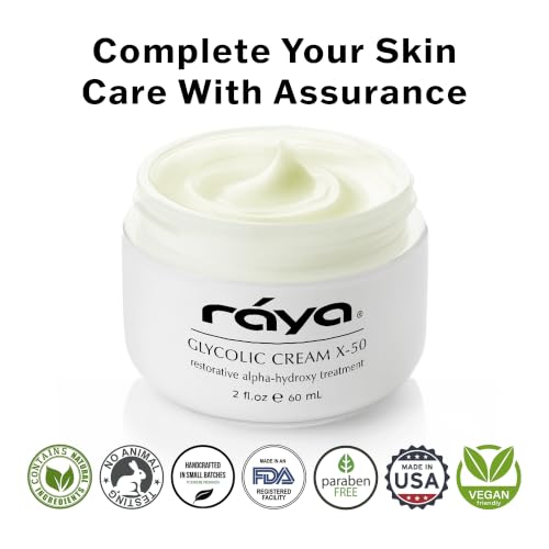 Glycolic Acid Facial Cream for Anti-Aging Exfoliation - Non-Sensitive Skin, 50ml