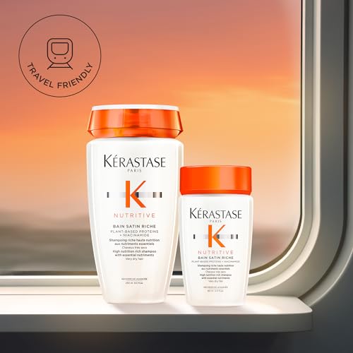 Travel Size Moisturizing Shampoo for Dry Hair 2.71 Fl Oz - Deep Nourishment & Hydration