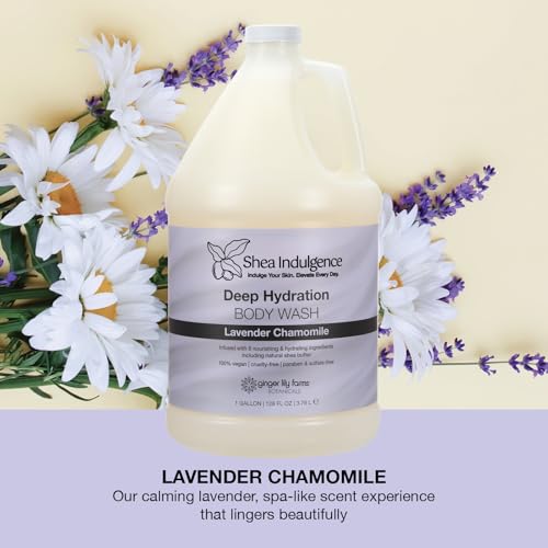 Ginger Lily Farms Shea Indulgence Body Wash - Lavender Chamomile 128oz