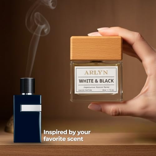 Vegan Eau de Parfum for Men - White & Black Fragrance 50ml