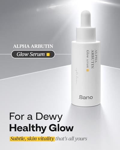 Bano Alpha Arbutin Glow Serum for Bright, Hydrated Skin - 2% Arbutin & Niacinamide