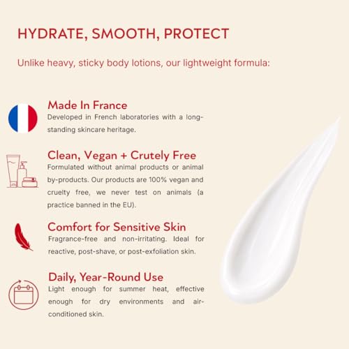 Summer Skin Body Serum - Hydrating Body Lotion for Dry Skin with Niacinamide, Vitamin B5 + Oat Extract, Fast Absorbing, Non-Greasy, Body Lotion for Women 150ml