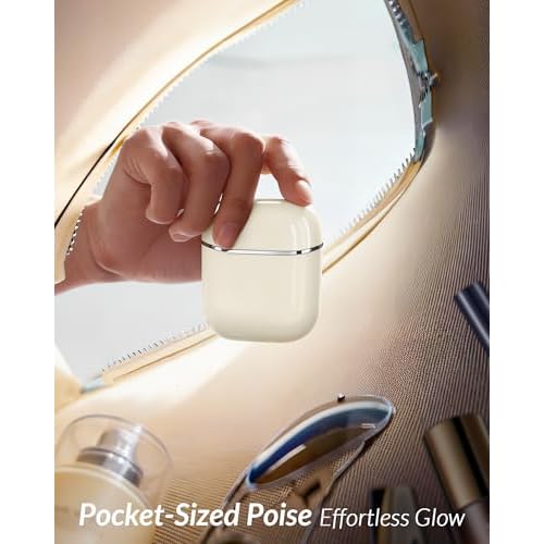 Facial Hair Removal for Women Face: Portable Painless Face Shaver with 2 Dual Blades - Rechargeable Hair Remover Device for Peach Fuzz Upper Lip Chin - Ideal for Travel/Makeup Prep