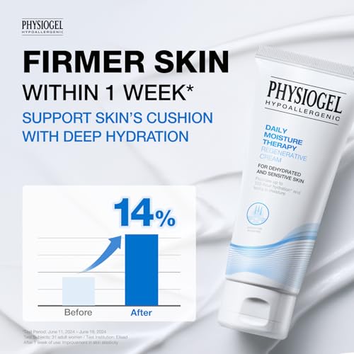 Physiogel Daily Moisture Therapy Regenerative Cream 3.4 fl oz - Sensitive Skin Hydrating Moisturizer with Long-Lasting Barrier Repair