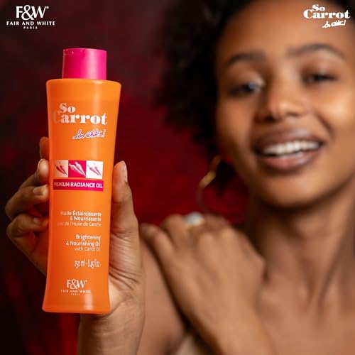 Brightening Body Oil with Carrot & Almond Oil - Hydrating & Nourishing Skin Care