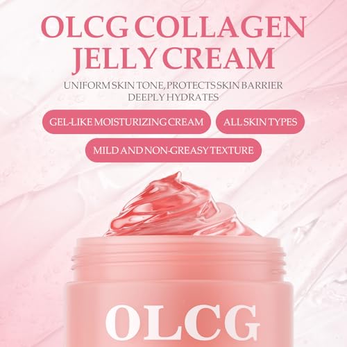 Collagen Jelly Cream ? A Gel-Textured Moisturizing Cream For Radiant And Plump Skin ? Contains Hydrolyzed Collagen And Sodium Hyaluronate ? Suitable For Daily Use