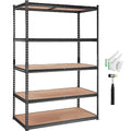 VEVOR 24x48x72 Inch Adjustable 5-Tier Heavy Duty Storage Shelving Unit with MDF Shelf Variant
