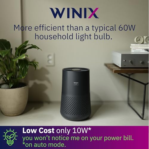 HEPA Air Purifier for Bedroom Charcoal Gray - Winix A230, 1110 Sq Ft