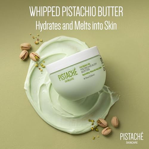 Hydrating Pistachio Body Cream with Vitamin E - Whipped 8oz